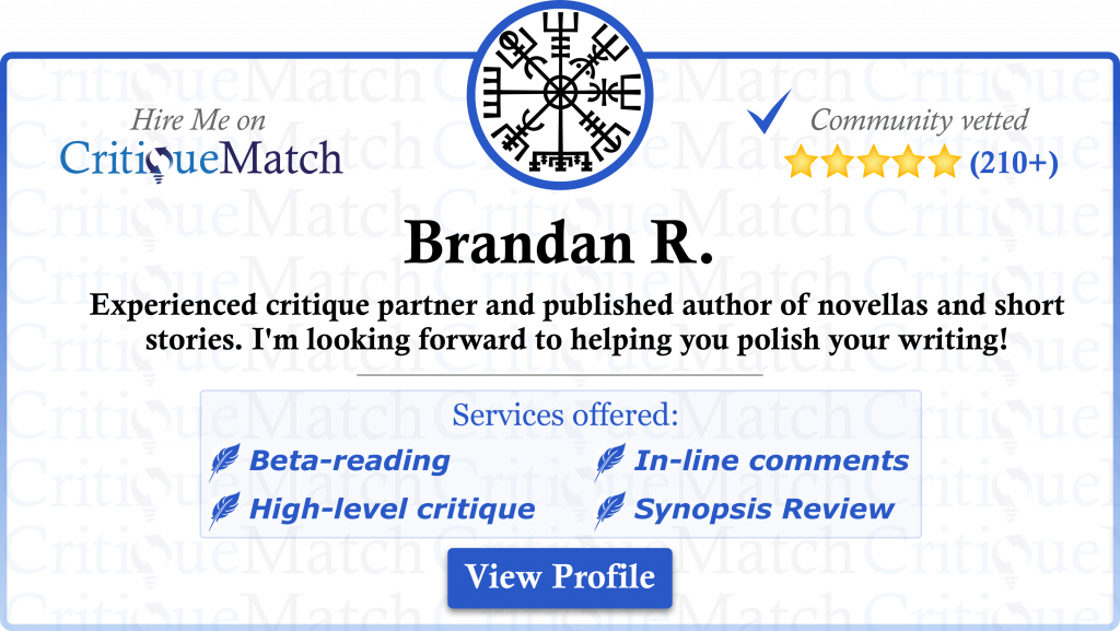 Critique Match Brandan R. banner